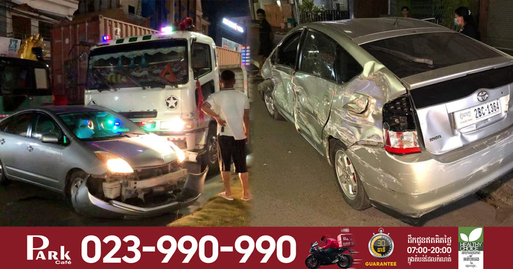 ខឹងរថយន្តកុងតឺន័របុកពីក្រោយហើយបើករត់ នារីរូបស្រស់ម្ចាស់រថយន្តព្រូសបើកដេញតាម រួចកាក់ពីមុខ ដើម្បីឲ្យចុះមកដោះស្រាយ បែរត្រូវរថយន្តកុងតឺន័របើកបំបុកអូសជាច្រើនម៉ែត្រទៀត