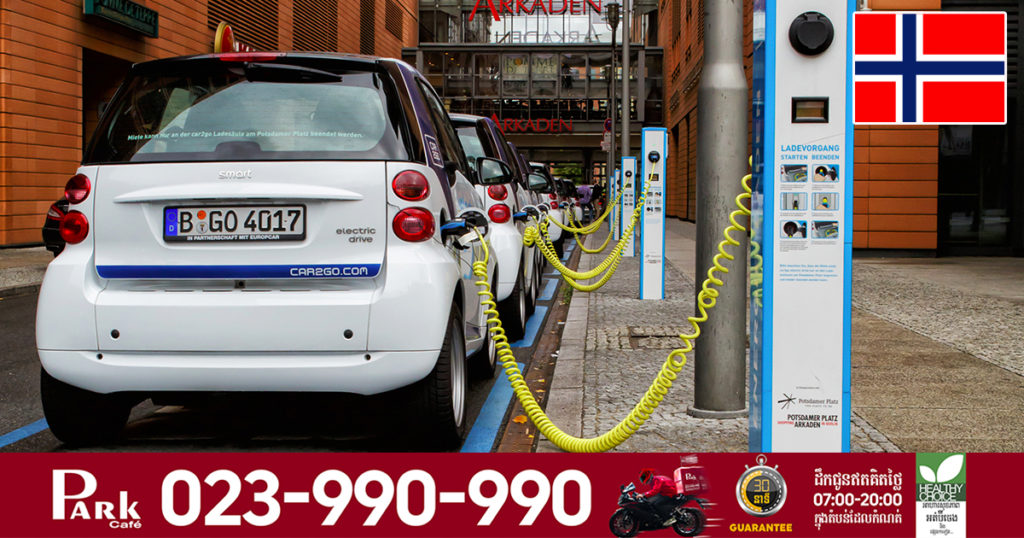 ន័រវែសបានក្លាយជាប្រទេសដំបូងគេបង្អស់នៅក្នុងពិភពលោក ដែលការលក់រថយន្តអគ្គិសនីបានវ៉ាដាច់គ្រប់រថយន្តមានចំហេះទាំងអស់