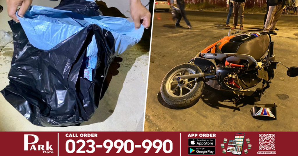 បុរសម្នាក់បាត់បង់ជីវិតគួរឲ្យសង្វែក ក្រោយត្រូវម៉ូតូមួយគ្រឿងសង្ស័យពួកដើរទាក់ឆ្កែ ជិះយ៉ាងលឿនទៅបុកពេញទំហឹង ហើយរត់បាត់ស្រមោលអស់ បន្សល់ទុករបស់នេះនៅកន្លែងកើតហេតុ