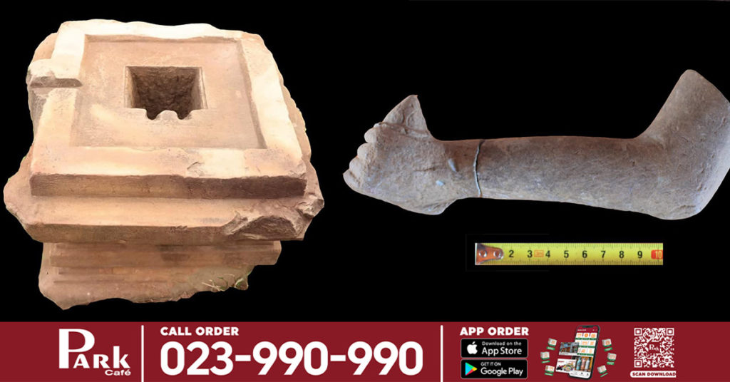 វត្ថុបុរាណធ្វើពីថ្មភក់ចំនួន៤ ត្រូវបានប្រគល់ជូនអាជ្ញាធរជាតិអប្សរាដើម្បីរក្សាទុក