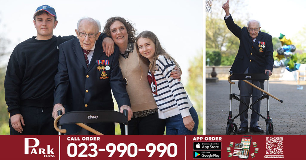 នៅចាំលោកតាដើរជុំវិញសួន ១០០ជុំ ដើម្បីរៃអង្គាសប្រាក់ជូនបុគ្គលិកពេទ្យម្នាក់នេះទេ? ឥឡូវលោកតាធ្លាក់ខ្លួនឈឺ និងវិជ្ជមានជាមួយជំងឺកូវីដ១៩ ទៀតផង