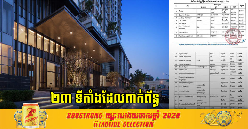 ក្រសួងរកឃើញទីតាំង ២៣ កន្លែងដែលពាក់ព័ន្ធព្រឹត្តិការណ៍ “សហគមន៍២០កុម្ភៈ” និងអំពាវនាវអោយអ្នកពាក់ព័ន្ធមកធ្វើតេស្តរកមេរោគ