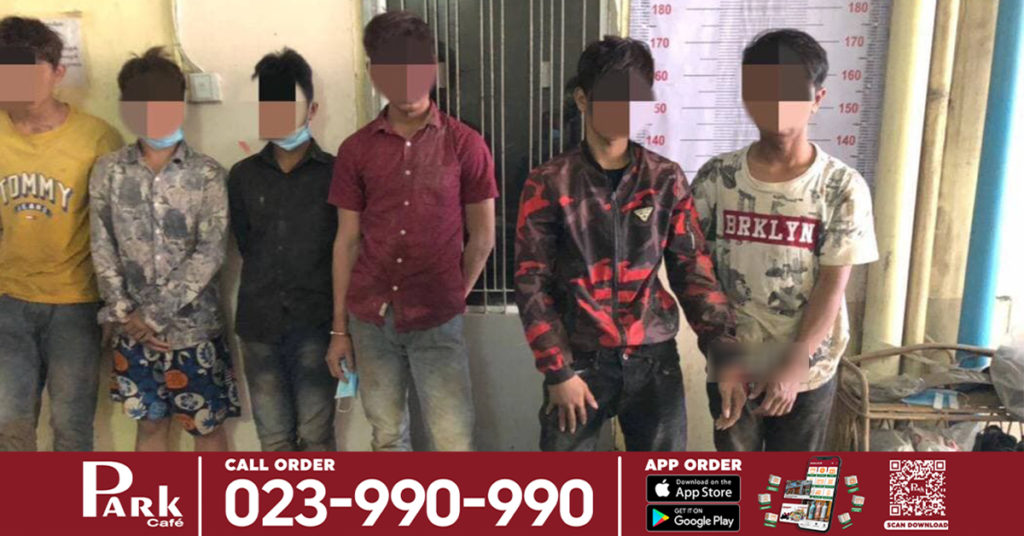 ឆក់ខ្សែ.កផ្លាកទីន៧ជី ពីយុវតី២នាក់ កំពុងជិះម៉ូតូឌុបគ្នាទៅទិញកាហ្វេបានសម្រេចហើយ ជិះរត់គេចខ្លួន ជួបកម្លាំងល្បាតខណ្ឌច្បារអំពៅ ប្រដេញចាប់បានទាំង៦នាក់