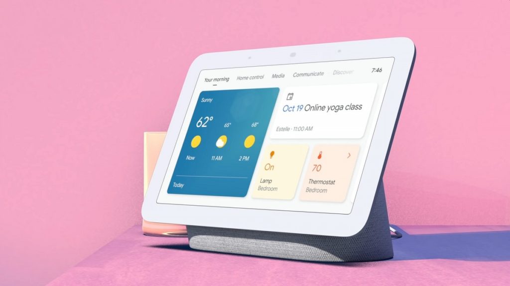 Google ដាក់បង្ហាញឧបការណ៍ Nest Hub ជំនាន់ទី២ របស់ខ្លួនជាមួយនឹងមុខងារតាមដានដំណេករបស់អ្នក