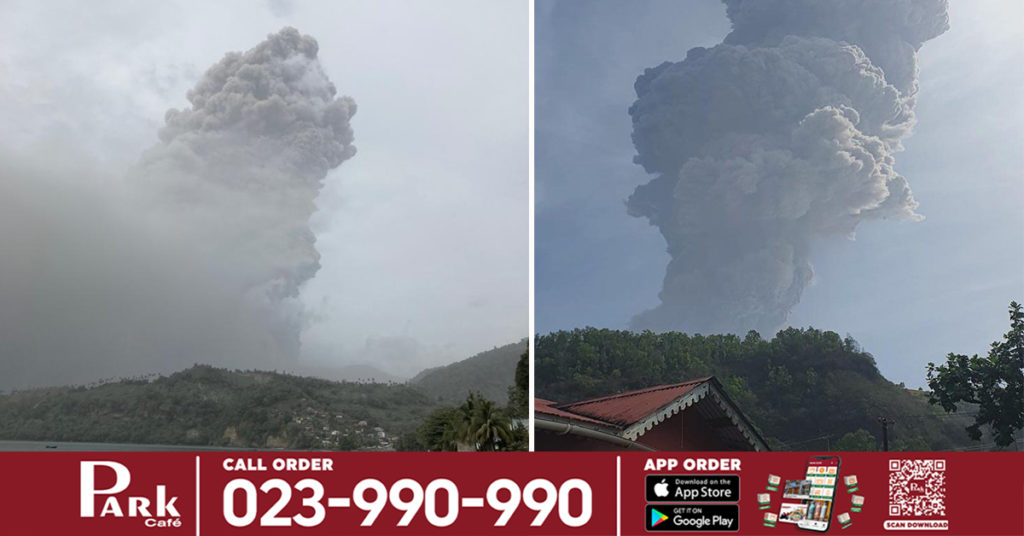 ភ្នំភ្លើងមួយរបស់ប្រទេសសាំង​វីនសេនបានផ្ទុះឡើង ដែលធ្វើឱ្យមានផេះនិងផ្សែងបាញ់ពេញអាកាស ខណៈប្រជាជនត្រូវបង្ខំចិត្តជម្លៀសចេញពីផ្ទះសម្បែង