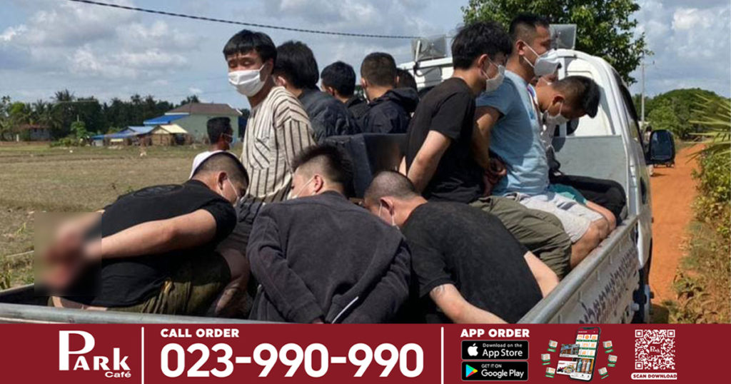 នគរបាលស្រុកឈូក ធ្វើការឃាត់រថយន្តម៉ាកសាំងយ៉ុងមួយគ្រឿង ដែលបានរត់ពន្ធដឹកជនជាតិចិនចំនួន១១នាក់ ពីខេត្តព្រះសីហនុ