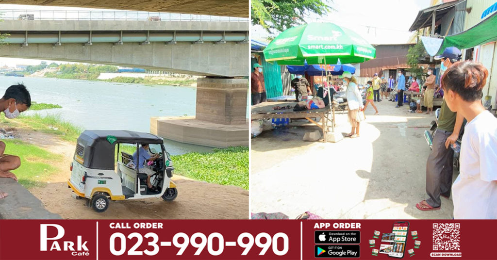 នារីរូបស្រស់មានវិបត្តិ គិតខ្លីលោតទឹក ស្ពានច្បារអំពៅ តែត្រូវបានបុរសចិត្តល្អម្នាក់ជួយសង្គ្រោះទាន់