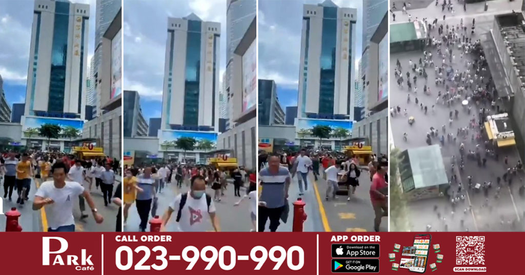 អគារ៧៩ជាន់មួយនៅចិនបានញ័រ និងយោលដោយគ្មានមូលហេតុធ្វើឲ្យមនុស្សជាច្រើនសម្រុករត់ចេញទាំងព្រលឹងចុងសក់ (មានវីដេអូ)