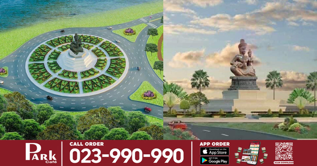 រូបបដិមាព្រះសិវ និងព្រះនាងឧមាភគវតី ធ្វើពីលោហធាតុ សាងសង់នៅរង្វង់មូលមហាវិថីរាម ជាប់ឆ្នេរសមុទ្ររាម នឹងលេចចេញរូបរាងឆាប់ៗខាងមុខនេះ