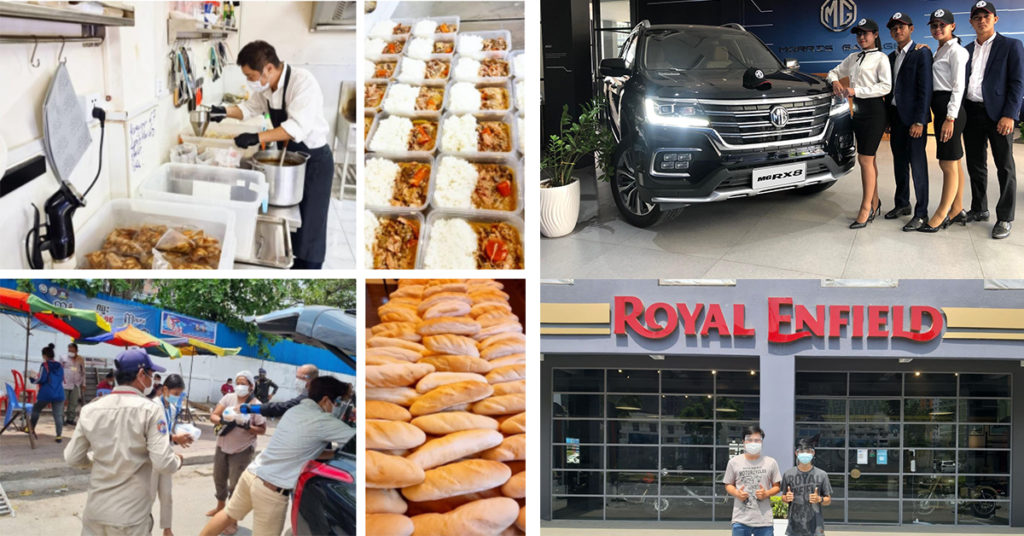 ក្រុមហ៊ុន T F Motors Cambodia បានបរិច្ចាគថវិការចំនួន$2,000 ទៅអង្គការ F&B Solidaire