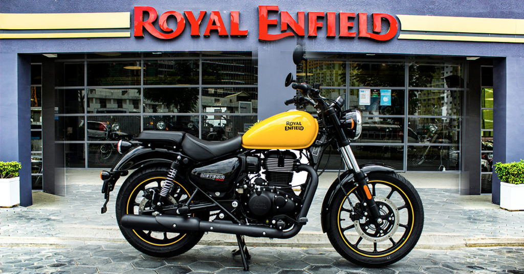 Royal Enfield បើកបង្ហាញម៉ូដែលថ្មីស្រឡាង Meteor 350cc ជាមួយតម្លៃនិងការផ្តល់ជូនពិសេស