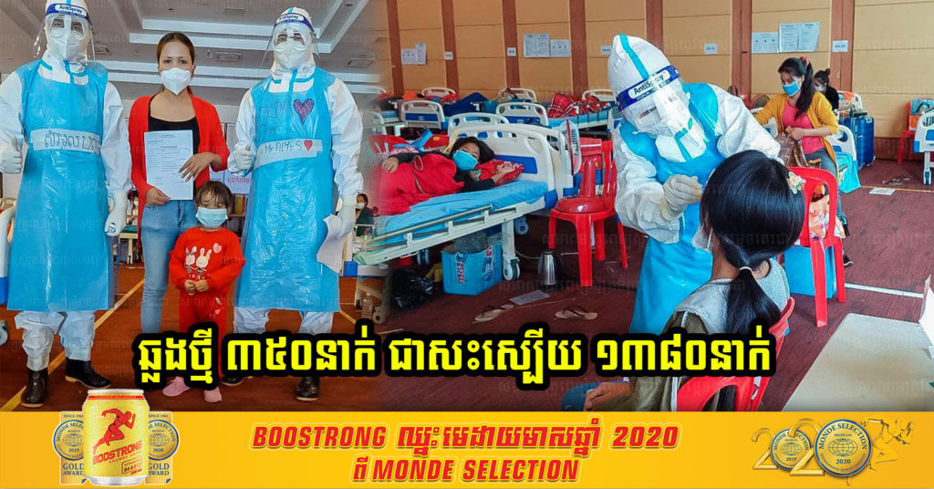 ថ្ងៃនេះ បន្តរកឃើញអ្នកឆ្លងកូវីដថ្មីចំនួន ៣៥០នាក់បន្ថែមទៀត និងជាសះស្បើយ ១៣៨០នាក់