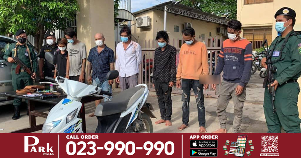 កម្លាំងសមត្ថកិច្ចខណ្ឌដង្កោ បង្ហាញមុខជាសាធារណៈជនសង្ស័យ៧នាក់ ដែលតែងធ្វើសកម្មភាពកាច់.កម៉ូតូ គាស់ផ្ទះប្រជាពលរដ្ឋយ៉ាងសកម្ម