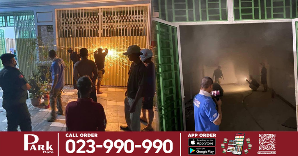 អគ្គិភ័យទុស្សេខ្សែភ្លើង បណ្តាលអោយឆេះកុងម៉ា​ក្នុងផ្ទះល្វែងមួយកន្លែង ដែលម្ចាស់ផ្ទះចាក់សោជិត បង្កការភ្ញាក់ដល់អ្នកជិតខាង រាយការណ៍ប្រាប់សមត្ថកិច្ចមូលដ្ឋាន