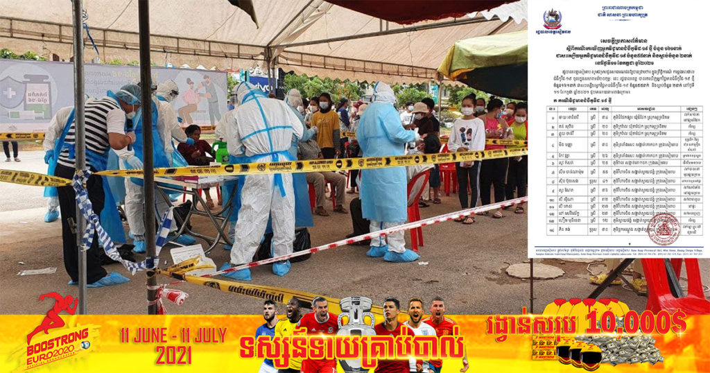 ខេត្តសៀមរាប រកឃើញអ្នកវិជ្ជមានជំងឺកូវីដ-១៩ ថ្មីចំនួន១៦១នាក់ទៀត ភាគច្រើនឆ្លងចេញពីការដ្ឋានមួយនេះ