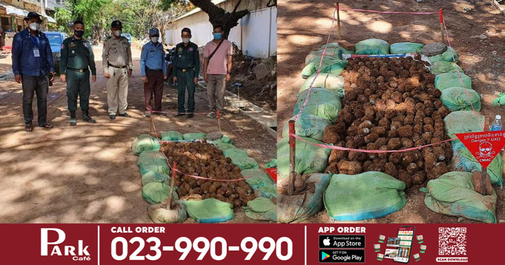 CMAC រកឃើញគ្រា-ប់បែកសរុបប្រមាណ៤០០គ្រាប់នៅក្បែរវិទ្យាល័យ ១០មករា១៩៧៩ ខេត្តសៀមរាប