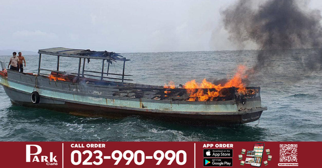 អគ្គិភ័យឆាបឆេះទូកដឹកបន្លែរបស់ប្រជាពលរដ្ឋ កំពុងបើកបរក្នុងសមុទ្រកោះរ៉ុង បណ្ដាលអោយមានអ្នកបាត់បង់ជីវិតម្នាក់ និងរងរបួសធ្ងន់ស្រាល៦នាក់