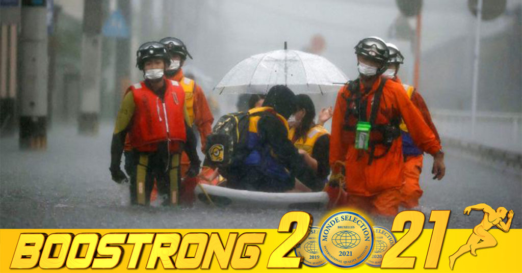 ប្រជាពលរដ្ឋជប៉ុនជាង ៥ លាននាក់ ត្រូវជម្លៀសខ្លួនចេញពីផ្ទះរបស់ពួកគេ ចំពេលដែលភ្លៀងធ្លាក់ខ្លាំងកំពុងវាយប្រហារប្រទេសជប៉ុនយ៉ាងចាស់ដៃ