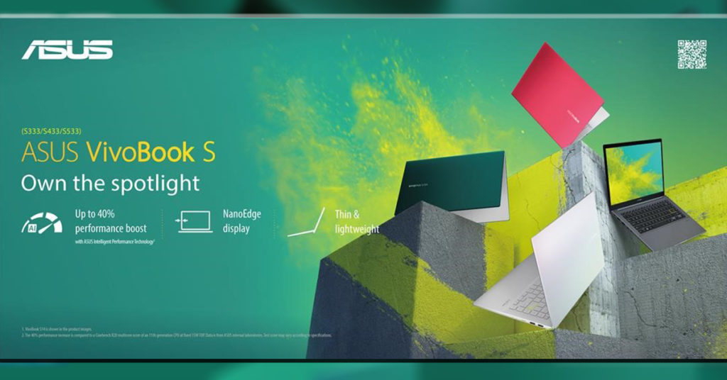 ASUS VivoBook S15 រូបរាងតូចច្រឡឹង តែអាចធ្វើការ និងលេងបានគ្រប់ពេលវេលា គ្រប់ទីកន្លែង!