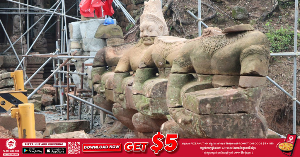 ខ្លោងទ្វារតាកាវជួសជុលសម្រេចលទ្ធផលបានប្រមាណ៣០ភាគរយហើយ ដោយអ្នកជំនាញអាជ្ញាធរជាតិអប្សរា