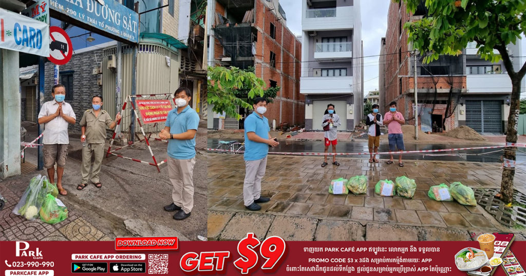 ស្ថានអគ្គកុងស៊ុលកម្ពុជា ប្រចាំទីក្រុងហូជីមិញ រៀបចំជំនួយជាគ្រឿង ឧបភោគ បរិភោគ ចែកជូនកម្មករ និងនិស្សិតខ្មែរនៅខេត្តប៊ិញយឿង និងក្រុងហូជីមិញ