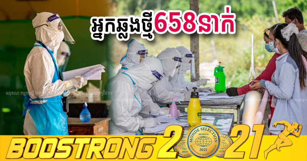 ថ្ងៃនេះ ក្រសួងបន្តរកឃើញអ្នកឆ្លងកូវីដថ្មី 658នាក់បន្ថែមទៀត ខណៈអ្នកជាសះស្បើយ 499នាក់