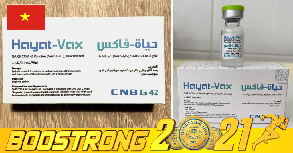 ប្រទេសវៀតណាមបានអនុម័តឱ្យមានការប្រើប្រាស់លើវ៉ាក់សាំង Hayat Vax របស់ប្រទេសអារ៉ាប់រួម ដែលមានប្រសិទ្ធភាព ៧៩% ប្រឆាំងនឹងជំងឺកូវីដ១៩