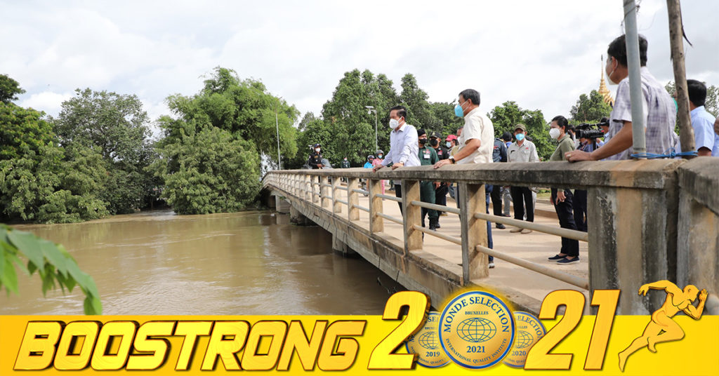 ឯកឧត្តម ឃួង ស្រេង ចុះពិនិត្យស្ថានភាពទឹកសណ្ដស្ទឹងព្រែកត្នោត ក្នុងខណ្ឌដង្កោ ដើម្បីត្រៀមលក្ខណៈការពារជួយសង្គ្រោះ ក្រែងមានហានិភ័យដោយទឹកជំនន់