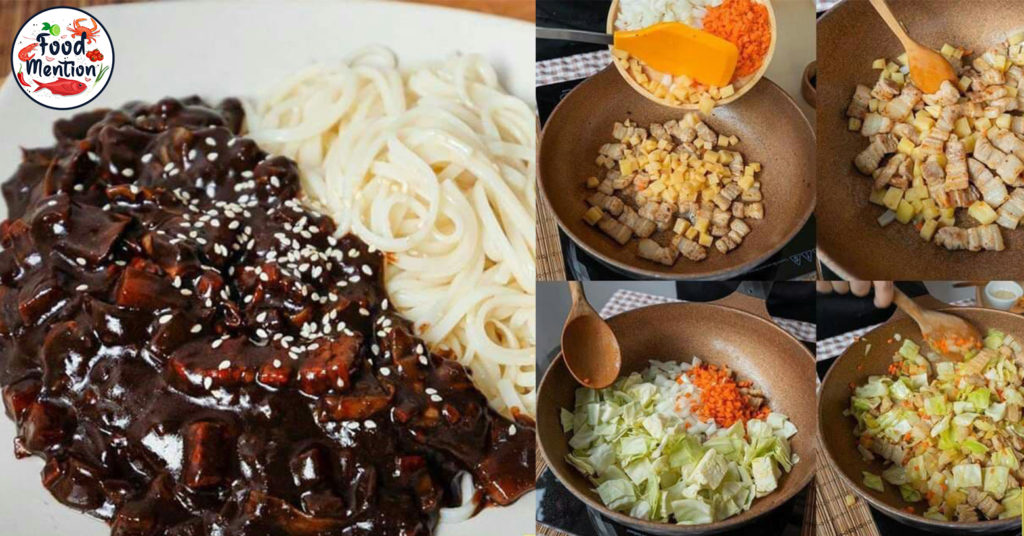 [ទំព័រម្ហូប] មីខ្មៅ ឬ ចាចាំងម៉ាក់យ៉ន អាហារកូរ៉េដ៏ពេញនិយមខ្លាំងបំផុត មិនពិបាកធ្វើឡើយ ឯគ្រឿងផ្សំងាយស្រួលរកទិញទៀត