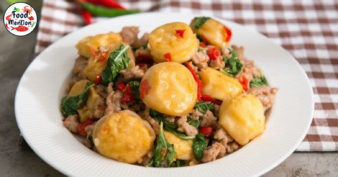 [ទំព័រម្ហូប] ឆាម្រះព្រៅសាច់ជ្រូកចិញ្ច្រាំតៅហ៊ូពងមាន់ មីនុយថ្មីសម្រាប់ថ្ងៃនេះ បងៗស្រ្តីមេផ្ទះអាចសាកធ្វើបាន ធានាថាជាប់ចិត្ត