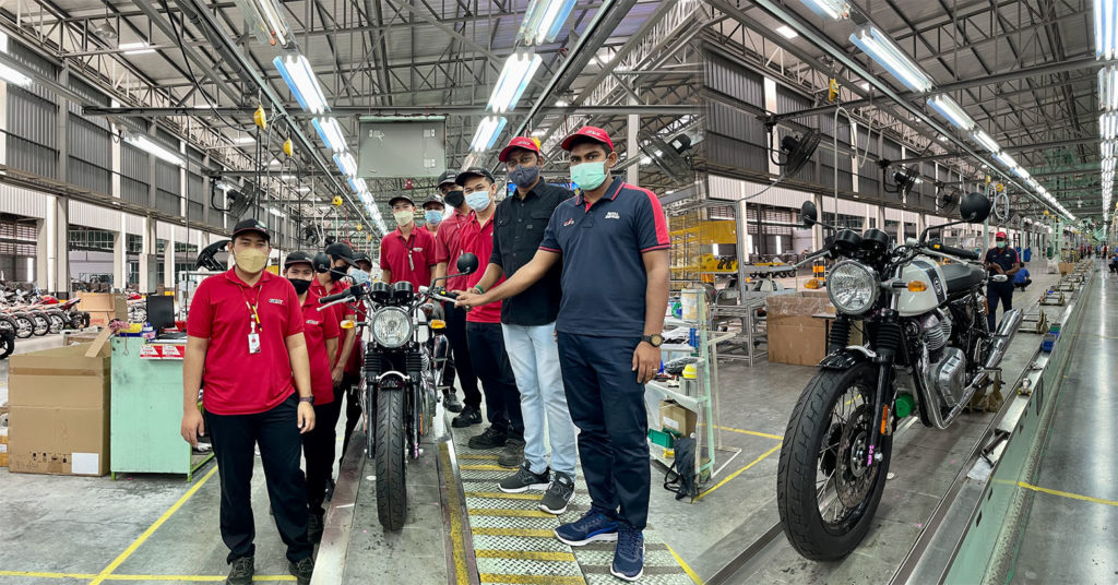 Royal Enfield ប្រកាសចាប់ផ្ដើមប្រតិបត្តិដំឡើង រោងចក្រផ្ដាច់មុខនៅក្នុងប្រទេសថៃ