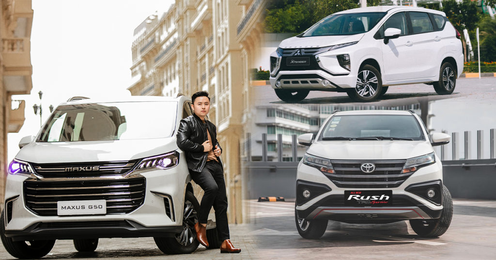 លក្ខណៈពិសេសរបស់រថយន្ត Toyota Rush, Maxus G50 និង Mitsubishi Xpander ដែលកំពុងពេញនិយមនៅកម្ពុជា