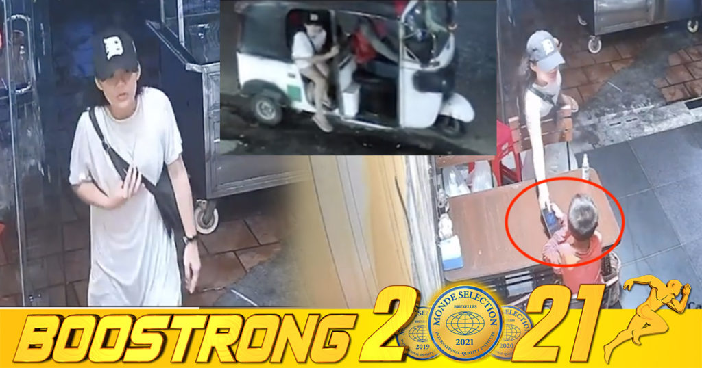 ហ៊ានណាស់! ស្រីស្អាតរូបស្រស់ម្នាក់ចូលលួចទូរស័ព្ទដៃកូនក្មេងកំពុងអង្គុយចុចលេងក្នុងហាង ហើយឡើងកង់បីរត់បាត់ (មានវីដេអូ)