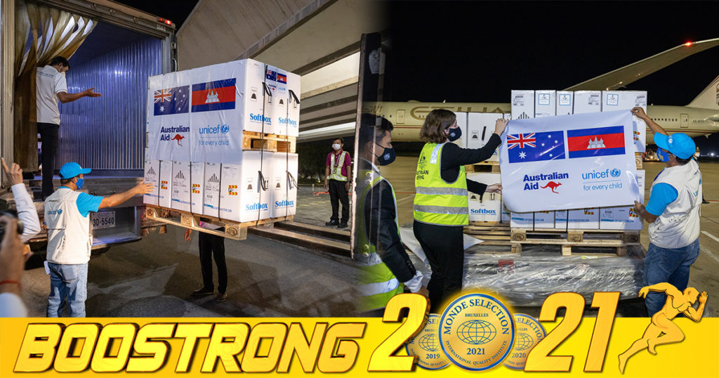 វ៉ាក់សាំង Pfizer ជាង ១.៥លានដូស ដែលជាជំនួយរបស់អូស្ត្រាលីបានដឹកមកដល់កម្ពុជាហើយកាលពីយប់មិញនេះ