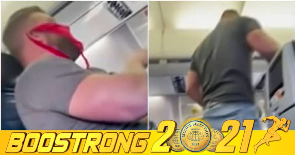 បុរសម្នាក់ត្រូវគេបណ្តេញឲ្យចុះពីយន្តហោះភ្លាមៗក្រោយរូបគាត់យកខោក្នុងមកពាក់ជំនួសម៉ាស់ដើម្បីផ្ចាញ់ផ្ចាលដល់វិធានការរបស់អាជ្ញាធរ