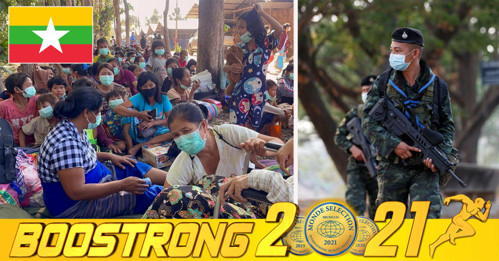 ការប្រយុទ្ធគ្នារវាងកងកម្លាំងជនជាតិភាគតិច និងកងទ័ពយោធា បានធ្វើឱ្យពលរដ្ឋមីយ៉ាន់ម៉ារាប់ពាន់នាក់ត្រូវរត់ភៀសខ្លួនចេញទៅប្រទេសថៃ