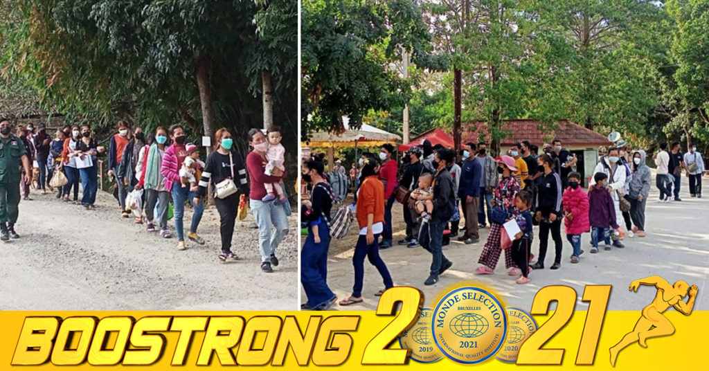 កម្លាំងប៉ុស្តិ៍អូរអន្លក់សហការជាមួយកម្លាំងកងយោធពលខេរភូមិន្ទ និងក្រុមគ្រូពេទ្យ ទទួលពលករត្រឡប់មកស្រុកវិញ ដែលភាគីថៃបានបញ្ជូនមកតាមច្រកតំបន់អូរអន្លក់ចំនួន ១៣៨នាក់