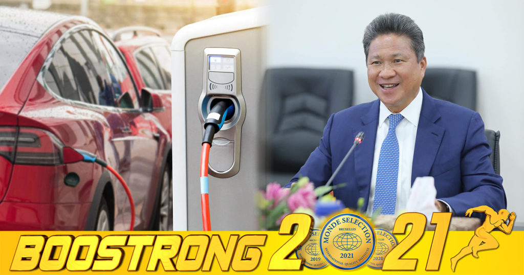 រដ្ឋមន្ត្រីក្រសួងសាធារណការគាំទ្រគម្រោងលើវិនិយោគហេដ្ឋារចនាសម្ព័ន្ធសម្រាប់ដំណើរការស្ថានីយ៍សាកថ្មរថយន្តតាក់ស៊ីដើរដោយថាមពលអគ្គិសនីចំនួន១០ ទីតាំង