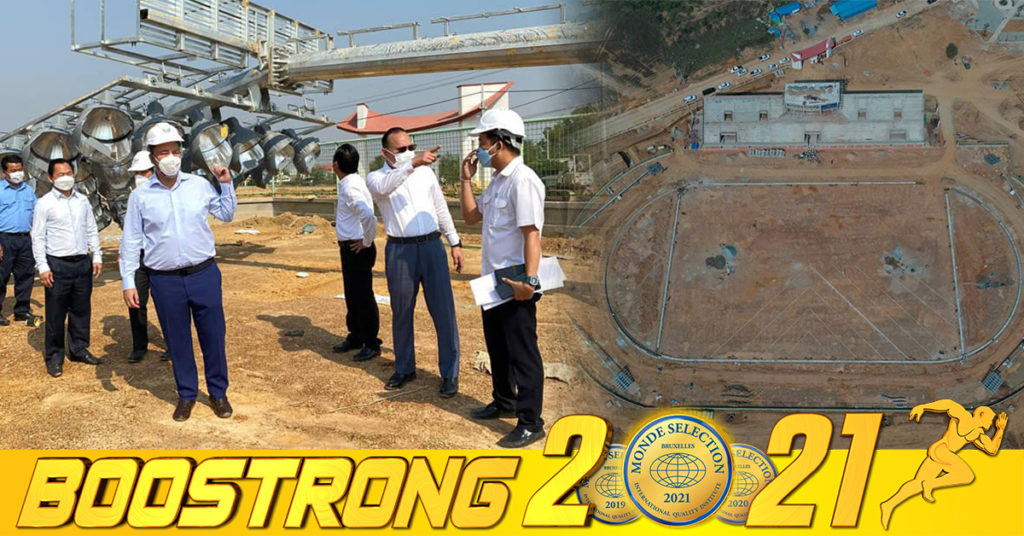 គិតមកទល់ពេលនេះ កីឡដ្ឋានកំពង់ស្ពឺ សម្រេចការសាងសង់បានប្រមាណ ៧០ភាគរយហើយ