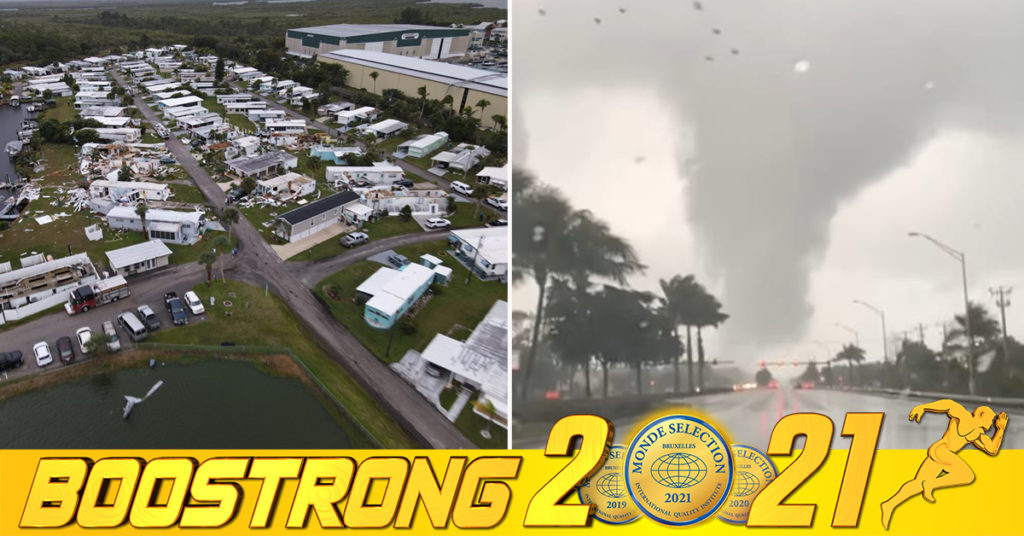 ព្យុះកំបុតត្បូងចំនួន ២ បានបោកបក់ទៅលើរដ្ឋផ្លរីដា ខណៈផ្ទះពលរដ្ឋប្រមាណជា ៧,០០០ ខ្នង ត្រូវគ្មានអគ្គិសនីប្រើប្រាស់