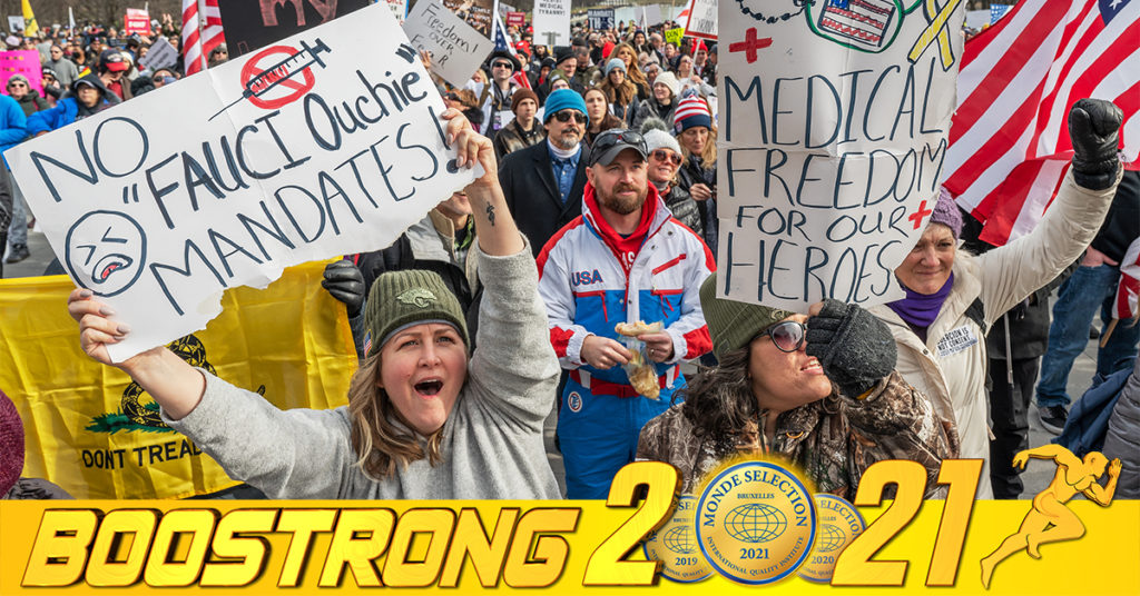 បាតុករ​អាមេរិកប្រមាណ ១០,០០០ នាក់ បានប្រមូលផ្ដុំគ្នា​ធ្វើ​បាតុកម្ម​ប្រឆាំង​នឹងច្បាប់ចាក់វ៉ាក់សាំងរបស់លោក ចូ បៃដិន