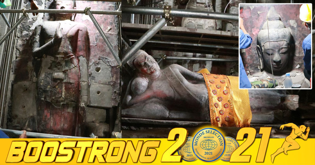 អាជ្ញាធរជាតិអប្សរា កំពុងដំណើរការជួសជួលព្រះពុទ្ធបដិមាចំនួន ៣អង្គ នៅរួតបាកាណនៃប្រាសាទអង្គរវត្ត