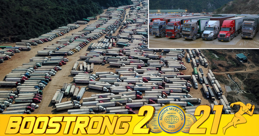 ទៀតហើយ! រថយន្តដឹកទំនិញវៀតណាមរាប់ពាន់គ្រឿងត្រូវជាប់គាំងជាច្រើនថ្ងៃ ក្រោយអាជ្ញាធរចិនបិទច្រកព្រំដែន ដើម្បីទប់ស្កាត់ជំងឺកូវីដ-១៩