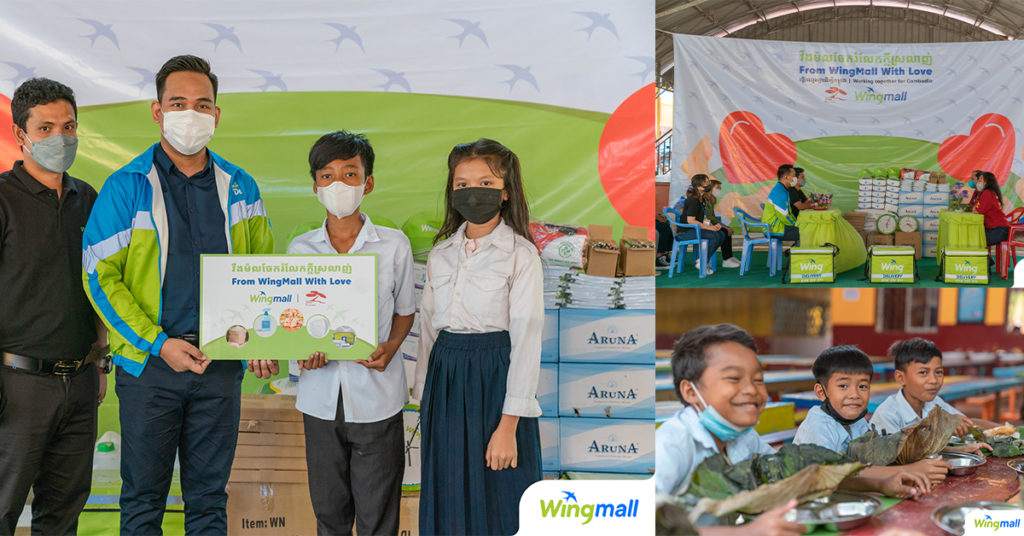 វីងម៉ល ពង្រីកចែករំលែកក្តីស្រលាញ់និងក្តីរីករាយដល់កុមារក្នុងខេត្តព្រះសីហនុ