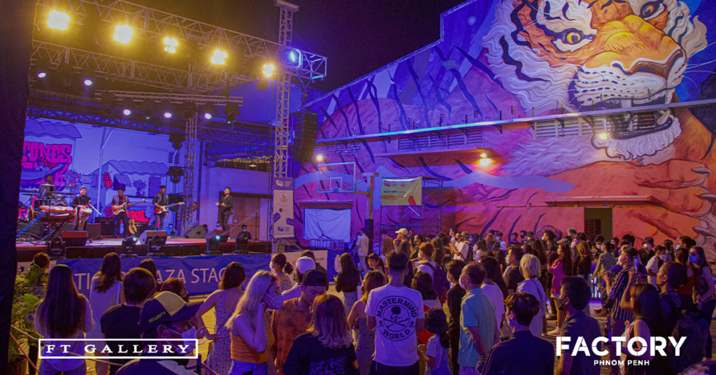 ព្រឹត្តិការណ៍បង្ហាញស្នាដៃគំនូរ Murals For Cambodia Festival រៀបចំឡើងដោយ FT Gallery ក្នុងគម្រោងខុនដូបែបសហគមន៍
