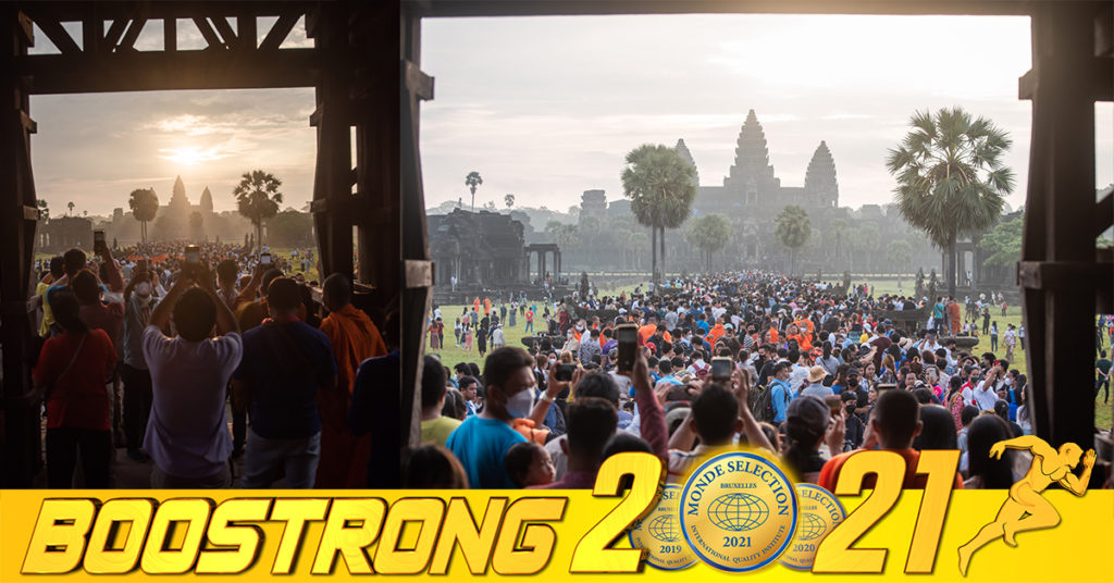 មិនចាញ់រាល់ឆ្នាំឡើយ! ព្រឹត្តិការណ៍ពិសេសថ្ងៃរះនៅចំកំពូលកណ្ដាលនៃប្រាសាទអង្គរវត្ត “សមរាត្រី” នៅឆ្នាំនេះ មានវត្តមានភ្ញៀវទេសចរជាតិ និងអន្តរជាតិជាច្រើនកុះករបានចូលរួមទស្សនា