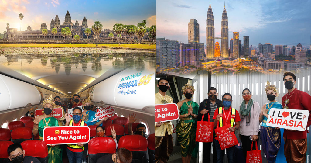 ក្រុមហ៊ុនអាកាសចរណ៍ AirAsia បើកដំណើរការជើងហោះហើរពីទីក្រុង កូឡាឡាំពួរ-សៀមរាប ឡើងវិញហើយ ជាមួយតម្លៃសំបុត្រសមរម្យបំផុត