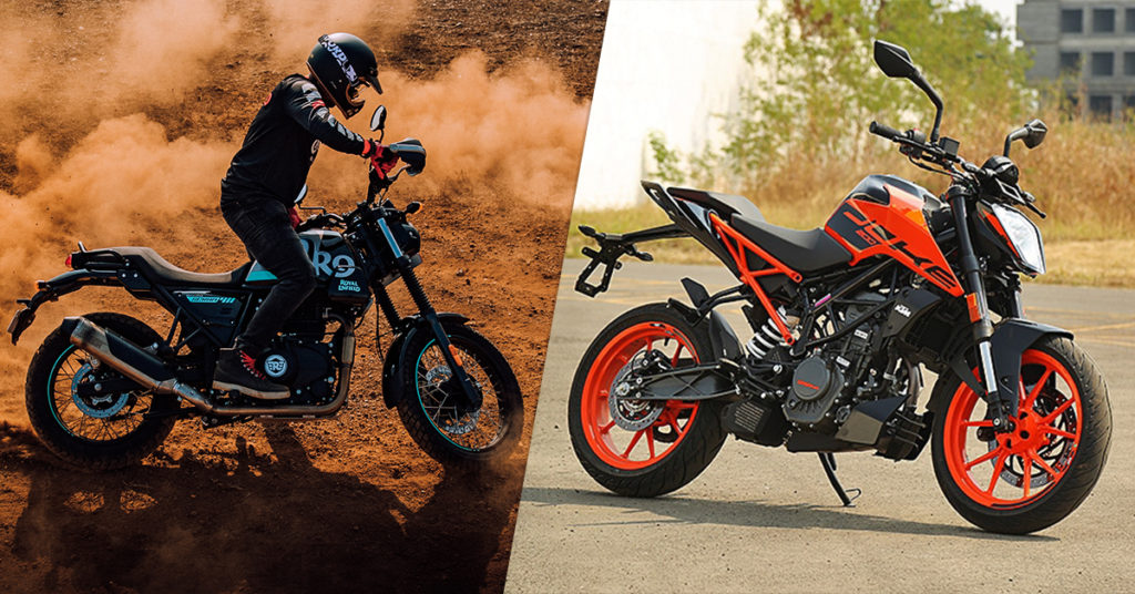 ចំណុចពិសេស ៤យ៉ាង ដែលអ្នកគួរពិចារណារវាងម៉ូឌែល  Scram 411cc និង Duke 200cc