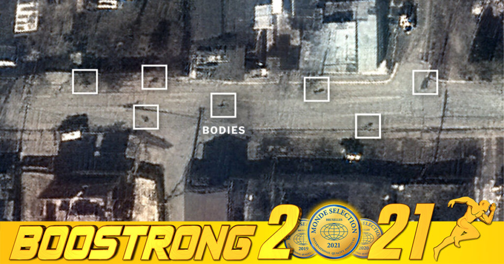 រូបភាពពីផ្កាយរណប Maxar បានបង្ហាញពីសាកសពពលរដ្ឋអ៊ុយក្រែន ដែលបានដេកស្លា.ប់ពាសពេញផ្លូវទីក្រុង Bucha