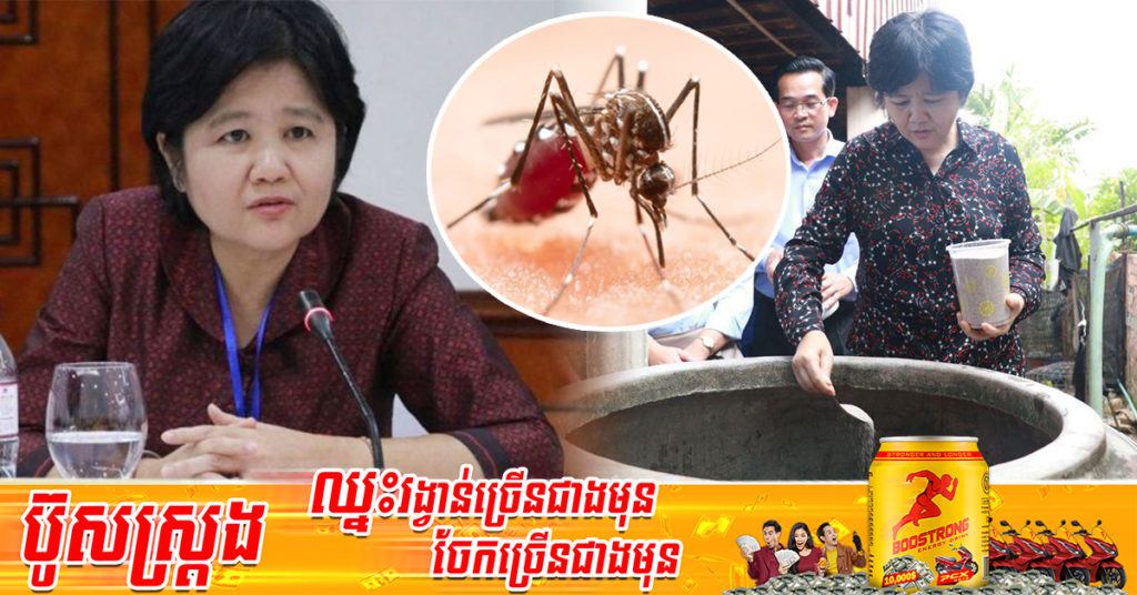 មន្ត្រីជាន់ខ្ពស់ក្រសួងសុខាភិបាល​ ក្រើនរំលឹកដល់ប្រជាពលរដ្ឋទាំងអស់រួមគ្នាលុបបំបាត់ជម្រកសត្វមូសដើម្បីបង្ការជំងឺគ្រុនឈាម